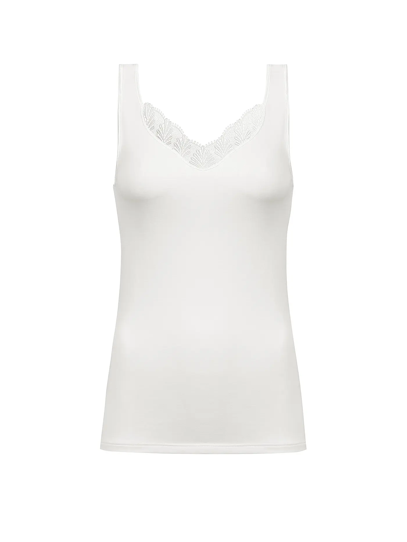 MEY | Top EMOTION ELEGANCE schwarz | creme